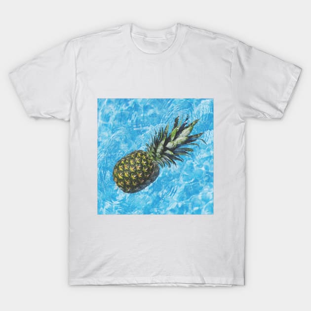 Summer Pineapple Float T-Shirt by avimyo